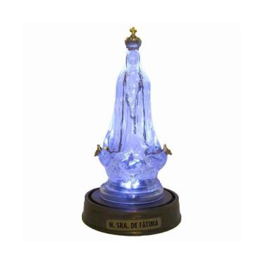 Imagem de Luminária Imagem Nossa Senhora De Fátima Com Luzes Led ul - Amor Lindo