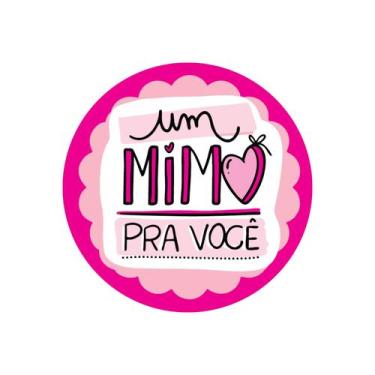 Imagem de 100 Etiquetas Adesivas - 4 Cm - Um Mino Para Você - - 4Food Print