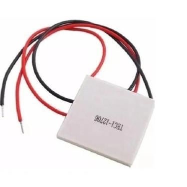 Imagem de Pastilha Termoelétrica Peltier 12V 40X40Mm + Pasta Termica - Leparts, 