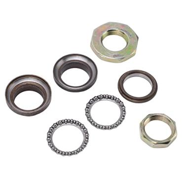 Imagem de Kit de Rolamentos de Haste de Direção de Garfo Dianteiro de Motocicleta Akozon, Rolamento de Cabeça de Haste de Direção de Garfo de Liga de Aço para Scooters de Kart