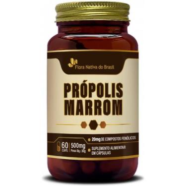 Imagem de PROPOLIS MARROM 500MG 60 Cápsulas - Flora Nativa - Flora Nativa Do Bra