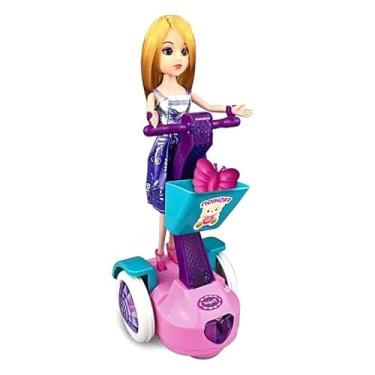 Imagem de Boneca Infantil Car Balance - Boneca No Hoverboard Musical Com Som, Luz e Movimento