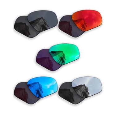 Imagem de Betterun 5 pares de lentes polarizadas de substituição para óculos de sol Oakley Field Jacket OO9402, antiarranhões e resistentes a impactos