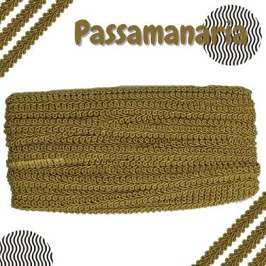 Imagem de Passamanaria  - Fita Galão - Rolo C/ 20 Metros Mostarda - Nº: 130 - 91