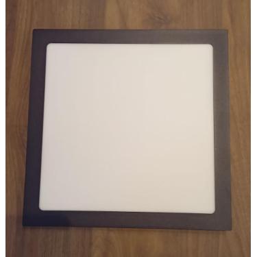 Imagem de Painel Flat LED 24W Embutir Preto - LUMANTI