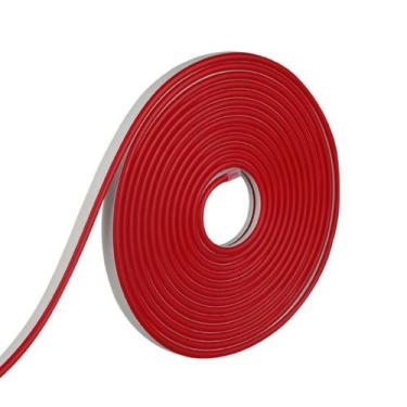 Imagem de Kit 5 Metros Fita De Led Neon Taschibra 8W/M IP65 220V Cores, Vermelha