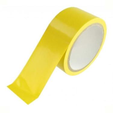 Imagem de Fita Adesiva 45mm X 40m Tipo Durex Largo Embalagem em Geral Amarelo c/