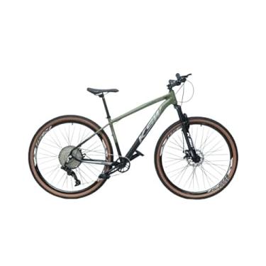 Imagem de Bicicleta Aro 29 Ksw 12v Suspensão C/Trava Freio Hidráulico (Verde Militar Preta, 17)