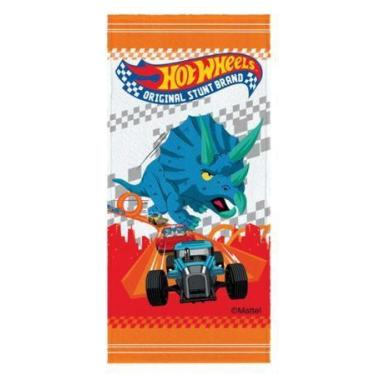 Imagem de Toalha banho Felpuda Estampada Hot Wheels  60cmx1,20m Lepper