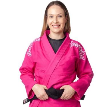 Imagem de Kimono Jiu Jitsu Rosa Pink Adulto Tamanho F2