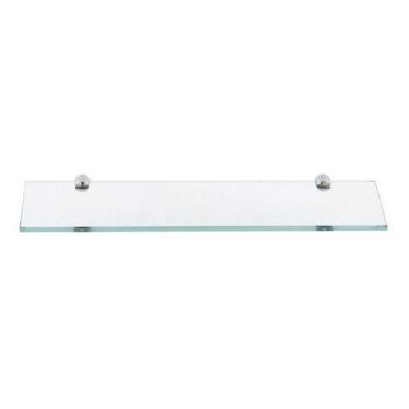 Imagem de Porta Shampoo Reto - Fixação Por Parafuso - Vidro E Metal - Sensea
