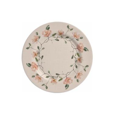 Imagem de Conjunto com 6 Pratos Sobremesa Acetinado Magnolia Ø21cm - Alleanza Ce