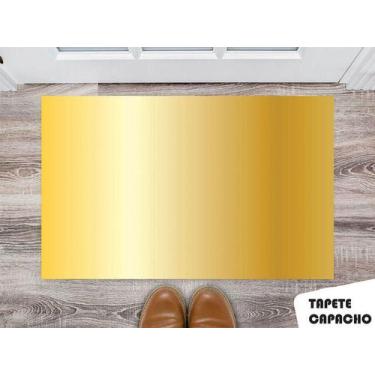 Imagem de Tapete Capacho Personalizado Dourado Luminoso - Deluzz