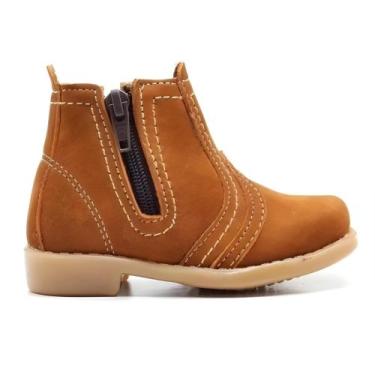 Imagem de Botina Infantil Country Couro Legítimo Conforto Festa Junina - F1000, 