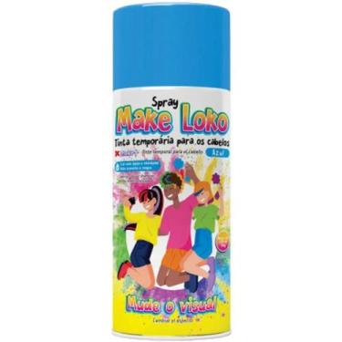 Imagem de Tinta Spray 120ml Cabelo Make+ Cores Sortidas Am Vd Az Ver Rs Rx - Mak