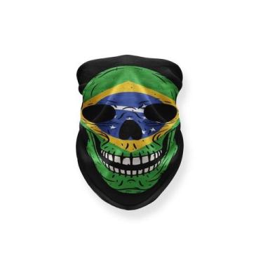 Imagem de Bandana Tubular Ciclismo Balaclava Corrida Pesca Caveira - Novadecora