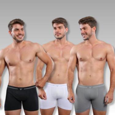 Imagem de Kit 10 Cuecas Boxer Sem Costura de Dy Girl Conforto Premium Qualidade 