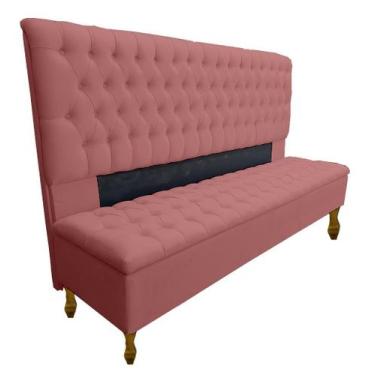 Imagem de Kit Cabeceira + Recamier Iza Para Cama Box Casal Queen 158 Cm - Suede 