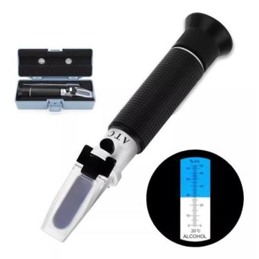 Imagem de Refratômetro 0 80% Álcool Teor Alcoólico Bebidas Destiladas - RZ116