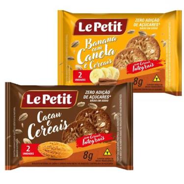 Imagem de Sache Biscoito Cacau E Cereais E Banana Com Canela 360un - Le Petit