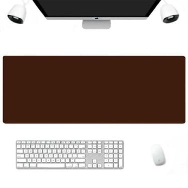 Imagem de Deskpad Couro Gamer Escritório Mesa Decoração120X40 - Genertoy
