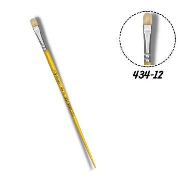 Imagem de Pincel Condor 434-12 Língua de Gato Pelo Natural Cabo Longo