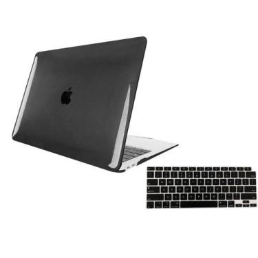 Imagem de Kit Capa Case Compativel Macbook NEW PRO 14" A2442 cor BC + Pelicula d