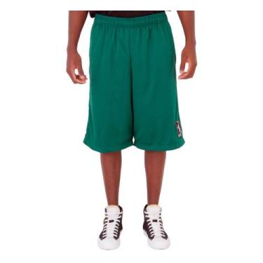 Imagem de Bermuda Basquete Masculina M10 Performance Heavy, Verde escuro, GG