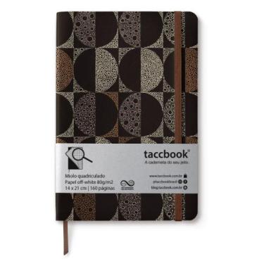 Imagem de Caderno Quadriculado taccbook Optical Café 14x21 Flex