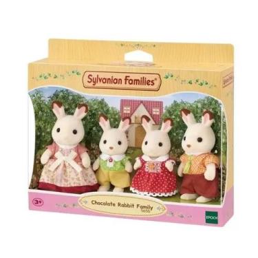 Imagem de Sylvanian Families Família dos Coelhos Chocolate 5655 - Epoch, Sylvani
