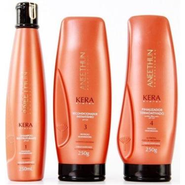 Imagem de Kit Aneethun Kera System ( 3 Produtos ) - Kit Tratamento