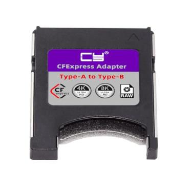 Imagem de xiwai Kit de leitor de cartão de memória tipo A para tipo B CFexpress CFE CFA para CFB adaptador compatível com câmera 8K RAW PCIe Expansion
