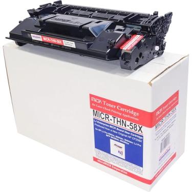 Imagem de microMICR Cartucho de toner MICR - Alternativa para HP 58X, preto