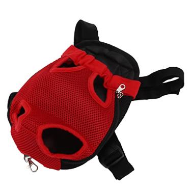 Imagem de Mochila de Peito para Animais de Estimação – Transportadora Frontal Portátil Respirável para Cães e Gatos para Caminhadas, Viagens, Aventuras de Bicicleta e Motocicleta (S)