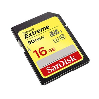 Imagem de Cartão SDHC Sandisk 16GB Classe 10 Extreme 90MB/s
