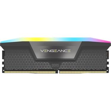Imagem de CORSAIR Memória de computador desktop Vengeance RGB DDR5 RAM 16GB (1x16GB) 5200MHz CL40-40-40-77 1,25V AMD Expo Intel XMP 3.0 – Cinza (CMH16GX5M1B5200Z40)