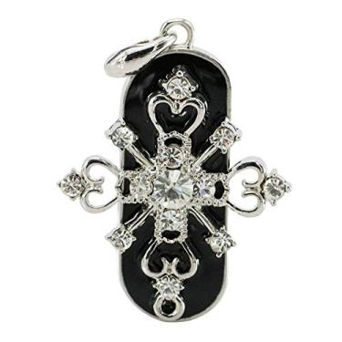 Imagem de Pen Drive USB de formato cruzado de 128 GB, pen drives USB 2.0, pen drive de disco USB 2.0, pen drive, armazenamento de data, disco com zíper, pen drive USB (prata)