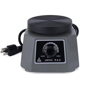 Imagem de faruijie Vibrador de Laboratório Odontológico - Oscilador de Gesso de Redondeza Máquina de Mistura de Agitador para Misturar Modelos de Vazamento de Gesso Fundição de Resina