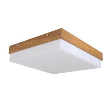 Imagem de FG ILUMINAÇÃO, Plafon Em Madeira Louro Freijo 20cm.