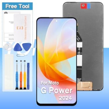 Imagem de Substituição de tela para Motorola Moto G Power 2024 XT2415 XT2415-1 XT2415v XT2415-5 17.0 cm LCD Display Touch Digitizer Assembly (não para G Power 2021/2022)