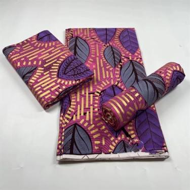 Imagem de Tecido cera dourada africana algodão material rapper Batik Ankara original de alta qualidade novo material pagne manutenção para costura (como imagem-17)