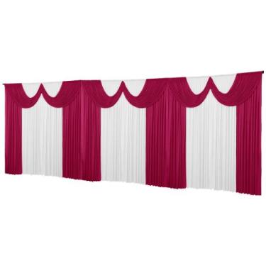 Imagem de Cortina Paris Malha Gel Enfeite Igreja Festas  9 metros - Dennis Confe