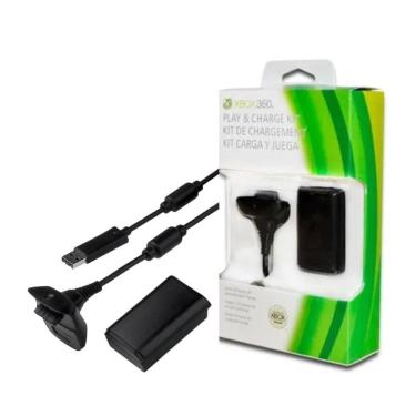 Imagem de Bateria Recarregável Controle Xbox 360 68000Mah Autonomia 25