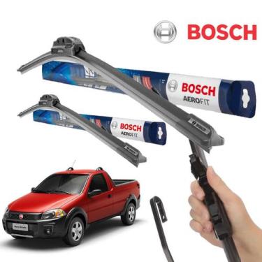 Imagem de Palheta Limpador Parabrisa Original Bosch Strada 2000 2001 2002 2003 2