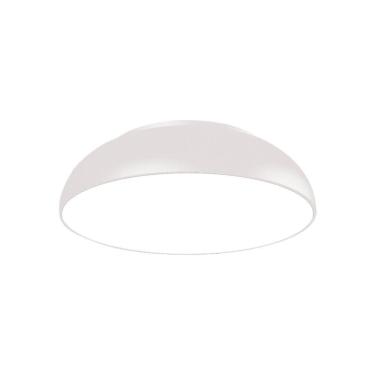 Imagem de Plafon Blumenau Pleno Redondo E27 Bivolt Branco Fosco