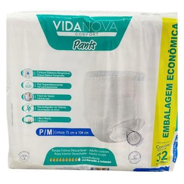 Imagem de Fralda Vida Nova Comfort Pants  P/M  C/32 Un.