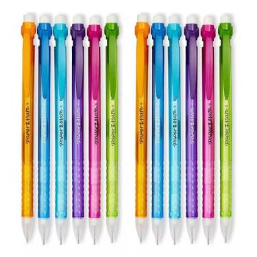 Imagem de Lapiseira Paper Mate Write Bros 0.5mm Kit Com 12 Unidades, Coloridas P