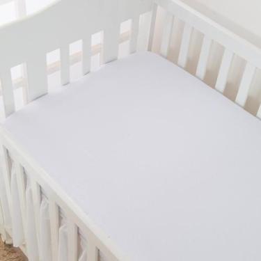 Imagem de Lençol Para Mini Berço Com Elástico Avulso Algodão 3 unidade - Reberso