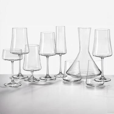 Imagem de Jogo de Cristal Bohemia Xtra Taças Copos e Decanter 49 Peças - Bohemia
