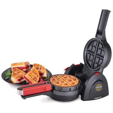 Imagem de Máquina de Waffles Belga Recheados, 110v, PRESTO 03512, Preto